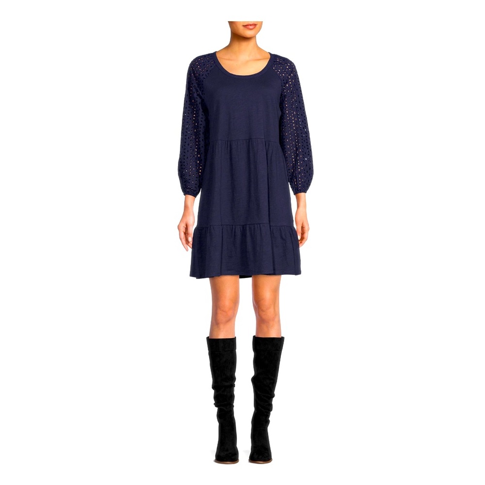Women’s Eyelet Sleeve Dress